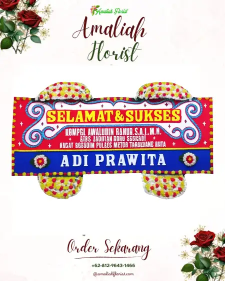 Papan Bunga Ucapan Selamat Kuta Cepu